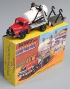 French Dinky Toys diecast model Gamio Unic Multibenne Et Citerne (Multi Skip and Gas Tanker) with