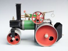 Mamod SR1a live steam roller, in original box.