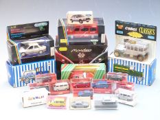 Twenty-one Schabak, Corgi, Ziss, Herpa and similar diecast model vehicles including fuel tankers,