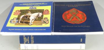 Four books 'Head-dress Badges of the British Army' in two volumes by Kipling & King, 'Cavalry Arm