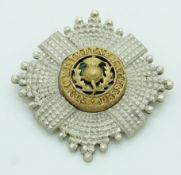 British Army Scots Guards Warrant Officer's / Regimental / Battalion Staff hat badge