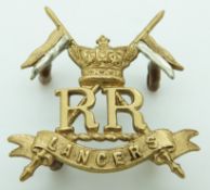 British Army Her Majesty's Reserve Regiment of Lancers cap badge