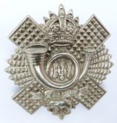 British Army Highland Light Infantry 1st Volunteer Battalion metal cap badge