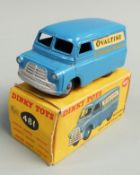 Dinky Toys diecast model Bedford 10CWT van 'Ovaltine' with blue body and hubs and Ovaltine