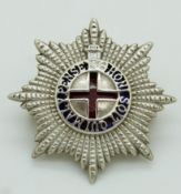 British Army Coldstream Guards Warrant Officer's forage cap badge