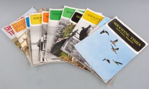 Sixteen volumes of The Shooting Times magazines, mainly 1960's