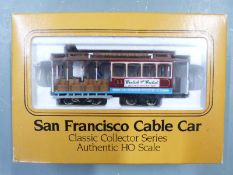 Bachmann 00 gauge Classic Collector Series San Francisco Cable Car, 41-0605-G1, in original box.
