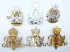 Six Army Junior School of Music and Royal Military School of Music cap badges