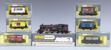 Wrenn 00 gauge BR 2-6-4 tank locomotive 2218 together with six Wrenn wagons, all in original boxes.