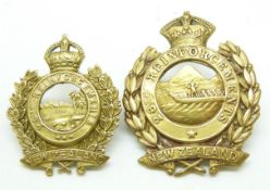 New Zealand Army 26th Reinforcements metal badges