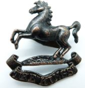 British Army The King's Liverpool Regiment officer's Territorial cap badge
