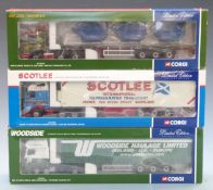 Three Corgi 1:50 scale limited edition diecast model lorries Matlock Transport Co Ltd CC12013,