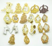 Twenty Australian Army Corps metal and anodised badges including Dental Corps, Apprentice School,