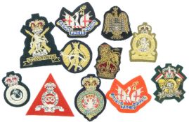 Eleven British Army Sharpshooters, Sherwood Rangers, Kings Own Yorkshire Yeomanry etc bullion