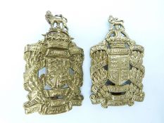 British Army King Edward's Horse metal hat badges
