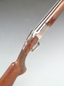 Browning 425 Grade 1 20 bore over and under ejector shotgun with named and engraved locks, underside