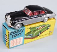 Corgi Toys diecast model Bentley Continental Sports Saloon By H J Mulliner with two-tone black and