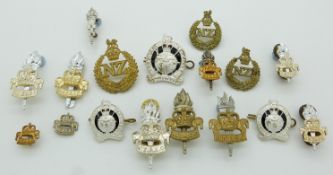 Seventeen New Zealand Army Education Corps, Pay Corps and Legal Services metal and anodised hat