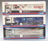 Three Corgi Hauliers of Renown 1:50 scale limited edition diecast model vehicles Westfield Transport