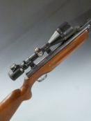 Weihrauch HW35 .22 air rifle with semi-pistol grip, adjustable trigger and 3-9x50E scope
