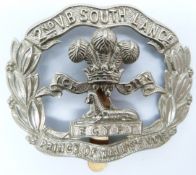 British Army 2nd Volunteer Battalion South Lancashire Regiment other ranks metal cap badge