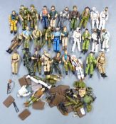 Thirty-three Japanese model action figures.