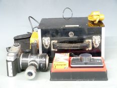 D. Shackman & Sons London Auto Camera Mk3, in case with instructions, Nikon Coolpix 990, Crystar