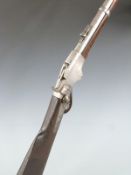 Spencer model 1865 .50 calibre underlever repeating percussion hammer action carbine rifle with