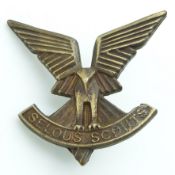 Selous Scouts metal cap badge marked Reuteler Rhodesia
