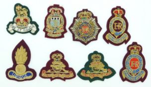 Eight Airborne/Commando Royal Artillery, Royal Horse Artillery etc bullion badges