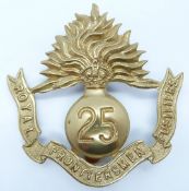 British Army Royal Fusiliers 25th Service Battalion (Frontiersmen) metal hat badge