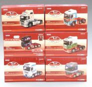 Six Corgi Truckfest 1:50 scale limited edition diecast model lorry tractor units Robert J Joiner