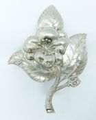 British Army Queen's Own Worcestershire Hussars Yeomanry NCO's metal arm badge