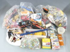 A collection of Matchbox, Corgi, Tonka and similar diecast model vehicles together with a small