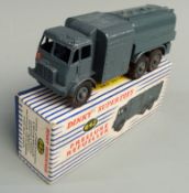 Dinky Toys diecast model Pressure Refueller with blue body and hubs, 642, in original box.