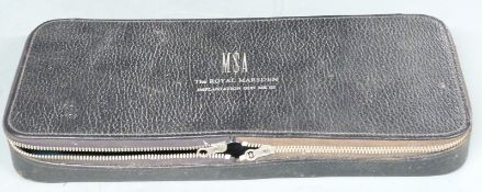 Royal Marsden implantation gun MkII with letters from North Gloucester Radiotherapy Centre