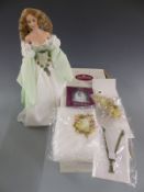 Two Ashton-Drake dolls 'Maid Marian' and Guinevere, both in original boxes with certificates and
