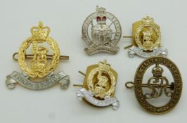 British Army, Army Legal Services, Accountants and Adjutants Corps badges