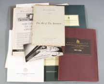 A collection of Holland and Holland related ephemera compiled by Mr Ivan Davies Esq including