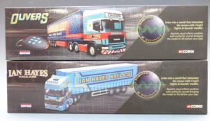 Two Corgi Sights & Sounds 1:50 scale limited edition lorries Olivers Transport CC12937 and Ian Hayes