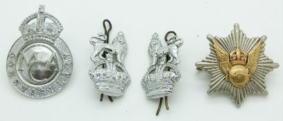 Four Ministry of Civic Aviation metal badges