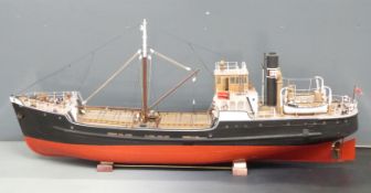 Mountfield Models kit-built radio control model coaster / boat with sound and smoke generators and