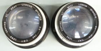 Two Wray London 2in f=1.0 copying lenses