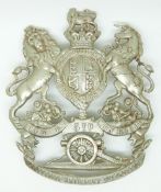 British Army Royal Artillery 5th Lancashire Artillery Volunteers other ranks Victorian helmet plate
