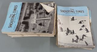 Sixty-five volumes of The Shooting Times from the 1930's to 1970's.