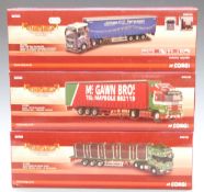 Three Corgi Hauliers of Renown 1:50 scale limited edition diecast model lorries Derek Marston & Sons