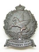 Australian Army Veterinary Corps officer's metal hat badge