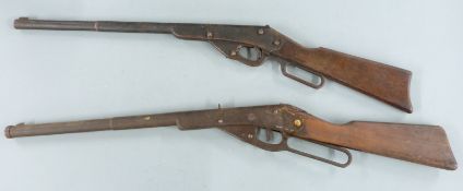 Two vintage Wichester style underlever guns,
