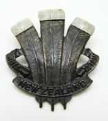 New Zealand Army WWI Reinforcements metal hat badge