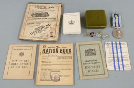 Elizabeth II British Army Observer Corps medal awarded to Leading Observer W Burnie in box marked HQ